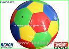 Official Weight And Size Colored Football Soccer Ball Machine Stitched