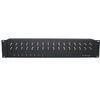 Professional Audio Video Patch Panel with Coaxial Cable to DB15 , 32CH BNC Input