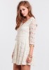 Dress OEM service European American larger V-neck chiffon Bohemian dress factory supply