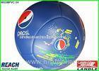 Customizable 6 Panel Soccer Ball Hand Sewn / Laminated Pepsi Football Ball