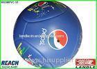 Commercial Blue Pepsi Soccer Ball / Promotional 6 Panel Football