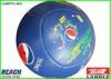 Machine Stitched World Cup Soccer Balls Standard Size Blue Football