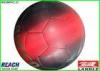 Leather Footballs Size 5 Red Official Soccer Balls 13cm - 22cm Diameter