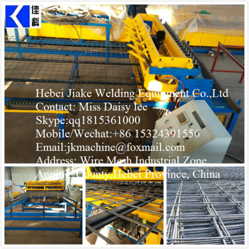 3-8mm 2.5m width Panel Mesh Weld Machines for Deformed Ribbed Steel Wire Mesh 