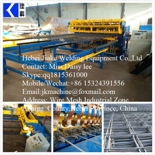 3-8mm 2.5m width Panel Mesh Weld Machines for Deformed Ribbed Steel Wire Mesh 