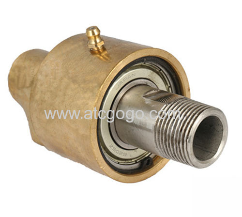 High spend water rotary joint union 100 degree high temperature connector