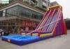 10 Meters High Giant Inflatable Water Slides For Adults , Big Water Slide Bounce House