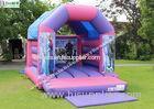 OEM ODM Purple Kids Frozen Bouncy Castle Made Of 0.55MM PVC Tarpaulin