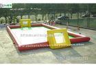 Giant Inflatable Football Field / Children Adult Inflatable Games Colorful