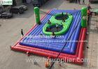 Super Interactive Inflatable Bossaball Field For Outdoor Sports