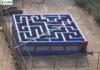 0.55mm PVC Tarpaulin Giant Inflatable Maze For Challenge Activities