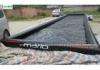 Water Sports Long Large Inflatable Pool with 0.9mm PVC Tarpaulin , Black