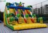 8M High Adult Giant Commercial Bounce House Water Slide For Outdoor Activities