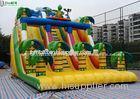 8M High Adult Giant Commercial Bounce House Water Slide For Outdoor Activities