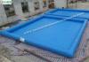 Blue Large Inflatable Water Pool For Adults, Outdoor Inflatable Swimming Pools