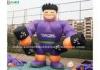 Purple Shirt Inflatable Advertising Products Muscle Man Commercial Grade