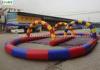 Outdoor Race Track Inflatable Game For Karts N Zorb Balls Racing