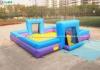 Pop Outdoor Inflatable Games For Adults , Inflatable Soccer Field for Parks