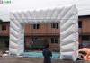 White Advertising Inflatable Archways Made Of 1st Class PVC Tarpaulin