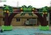 Tropical Coconut Tree Inflatable Archway , Inflatable Entrance Arch