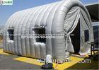 Grey Tunnel Air Inflatable Tent With Windows , Inflatable Family Tent OEM
