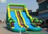 Double Lane Summer Water Slide Games for Kids , Bounce Houses And Waterslides