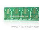 Electronic Controller Green Double Sided PCB with V Cut / Stamp Holes Routing Outline