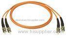 OFNR / OFNP Fiber Optical Patch Cable Cord , SX 62.5 / 125 3.0mm Optical Fiber Jumper
