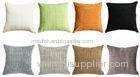 18x18 Office Decorative Velvet Sofa Pillows Custom White With 100% Polyester