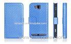 Carbon Fiber Cover for Samsung Galaxy Leather Case for i8750 Galaxy Ativ S
