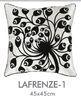18 x 18 Embroidery Lafrenze Decorative Pillow Cover 100% Polyester