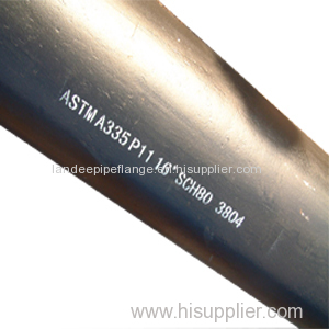 ASTM A335 P11 Seamless Alloy Steel Pipe, Sch80, 16 inch