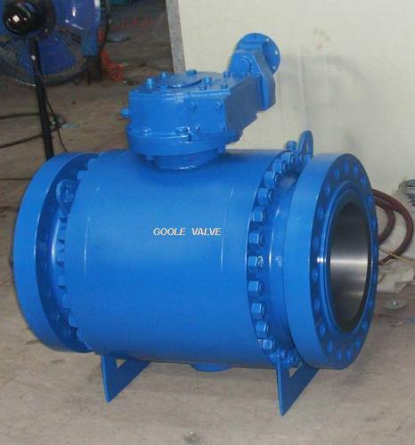 Trunnion mounted ball valve