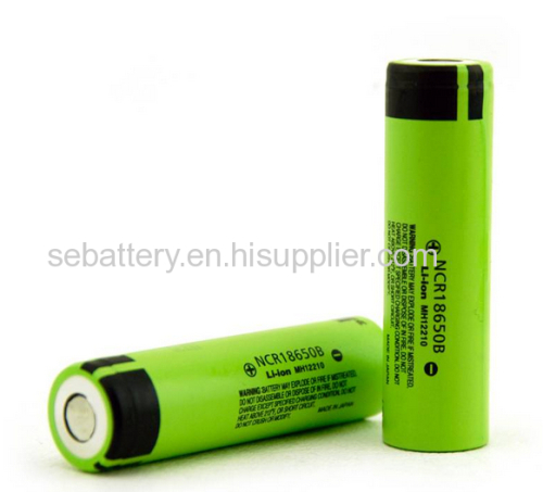 3.7v 18650 li-ion battery 3400mAh from Panasonic 