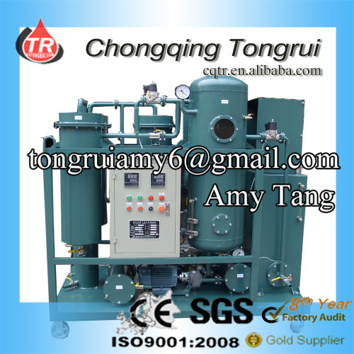 turbine vacuum oil purifier/purifying oil recovery equipment