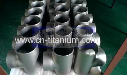 Titanium tee/cross astm B363 nickle tee equal