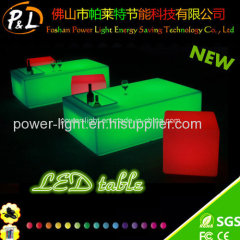 Garden Home Light up Colorful LED Cube Table