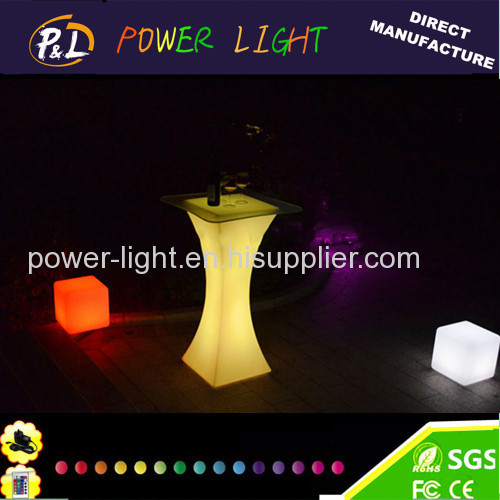 2015 Decorative Glow Club Bar LED High Table