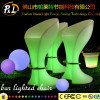 Illuminated Rechargeable Plastic Bar Stools