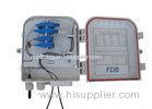 18 PLC Splitter Outdoor Fiber Optic Distribution Box High impact plastic