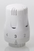 CE White color Thermostatic radiator valve head with liquid sensor