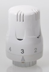 CE White color Thermostatic radiator valve head with liquid sensor