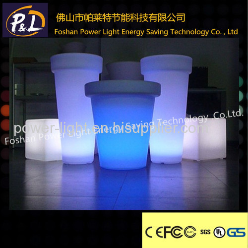 color changing Indoor Outdoor Light LED Square Flower Pot