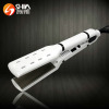 New professional design teeth bright plate flat iron hair straightener with teeth LED