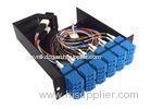 12 SC Connectors anti - shocking MPO Patch Panel for cable wiring system