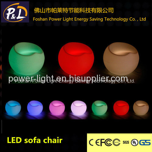 Apple LED Sofa for Events with 16 Colors Lighting