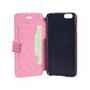 Hot Pressing Standing Apple iPhone 6 Leather Wallet Case Cover With Microfiber