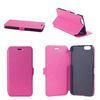 Pink Ultra-thin PU Leather Apple iphone Case With Credit Card Slot For Girls