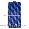 Blue Handmade Boys Leather Apple iPhone Case With Star Pattern , Eco-friendly