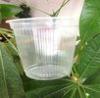450ml Plastic Disposable Cups With Round Bowl , Clear Yogurt Cups